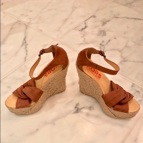 Michael Kors Suede Espadrille Wedge - Picture 6 of 7